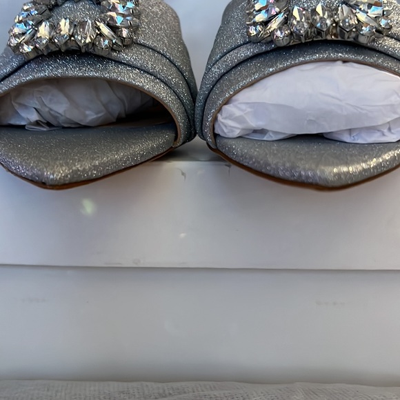 Schultz Glitter Sparkle Slide Heels - Picture 7 of 7